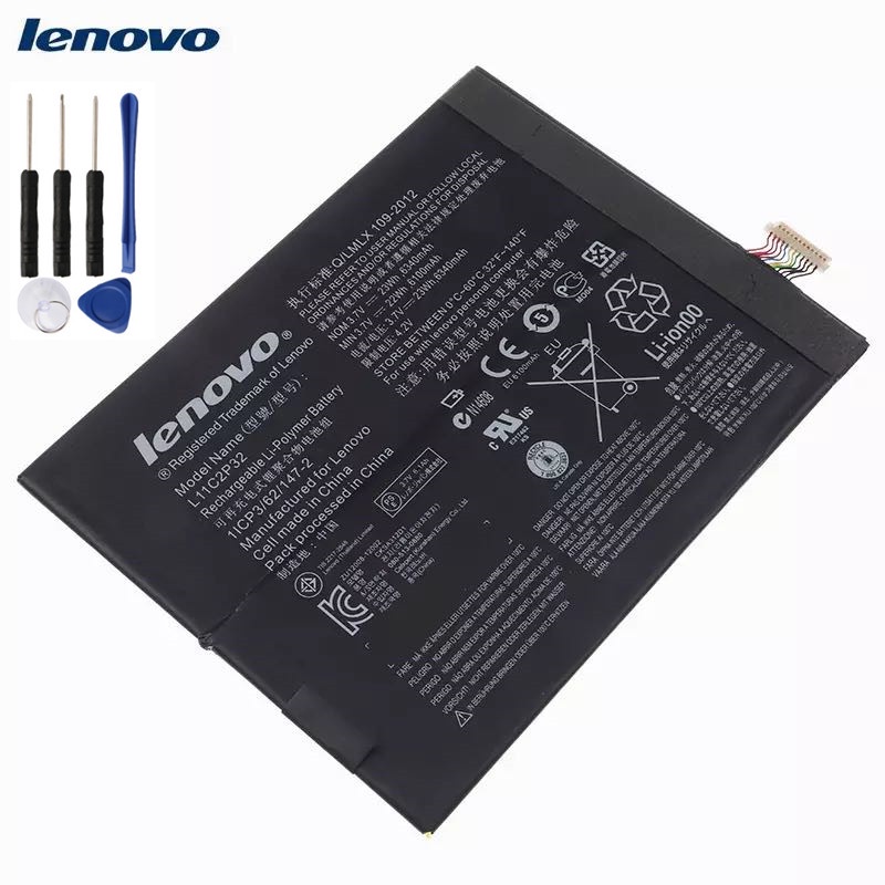 Original Replacement Battery For Lenovo IdeaTab S6000 S600H B6000 A7600 L11C2P32 L12D2P31Genuine Tab