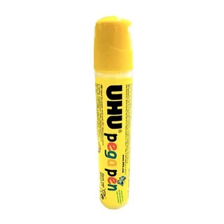 กาวน้ำ UHU ขนาด 50 มล. กาวน้ำหลอดแบบมีฟองน้ำ เนื้อกาวใส ของแท้ (UHU Glue Pen 50 ml.) จำนวน 1 หลอด