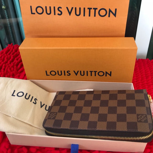 Louis Vuitton LV Zippy coin purse damier Dark grey Leather ref.502537 -  Joli Closet