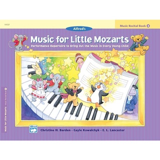 หนังสือเรียนเปียโน Music for Little Mozart Recital 4