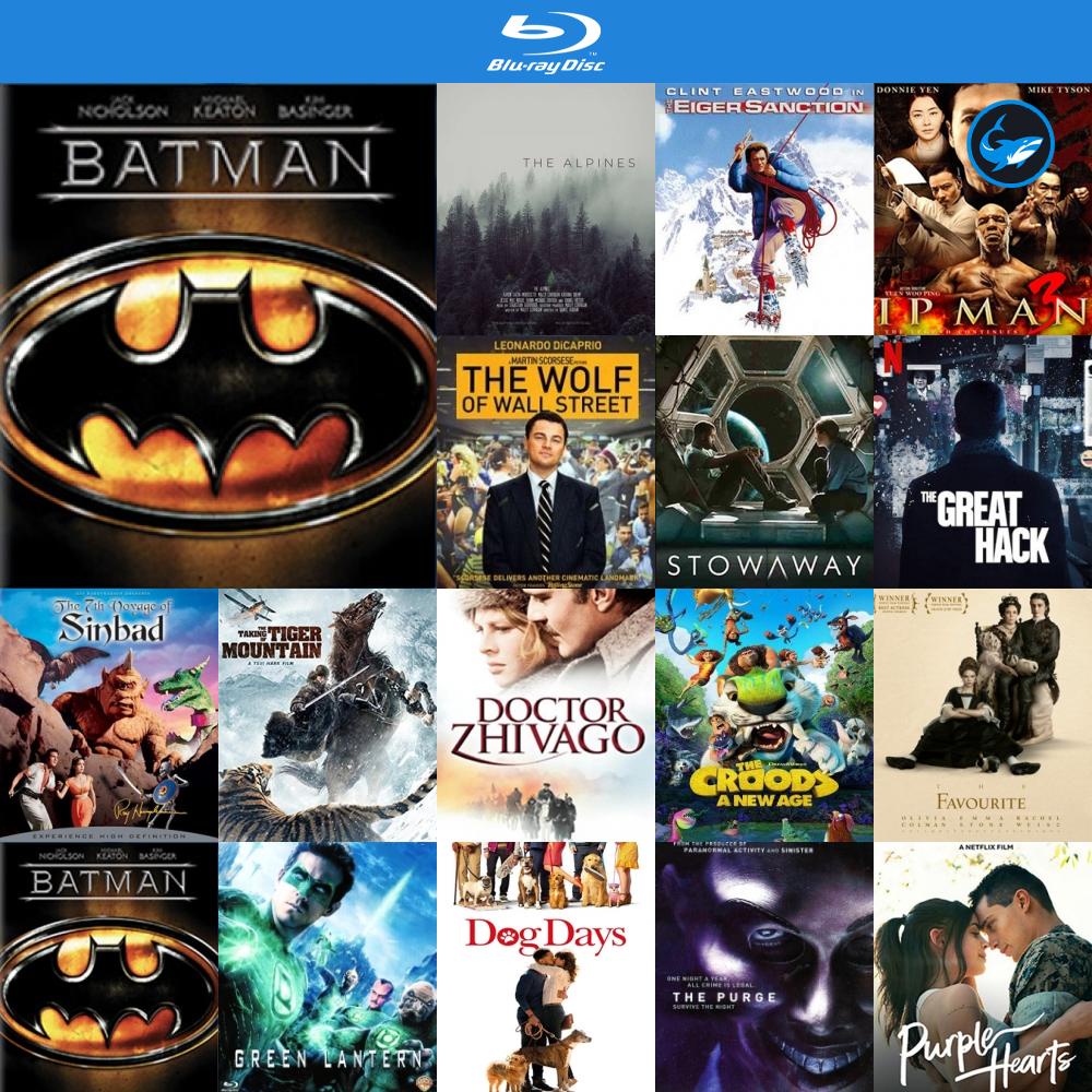 Bluray แผ่นบลูเรย์ Batman (1989) บุรุษรัตติกาล หนังบลูเรย์ ใช้กับ เครื่องเล่นบลูเรย์ blu ray player 