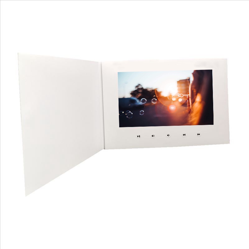 7 Inch New Video Brochure Cards for Presentations Digital Advertising Player 7 Inch Screen Video Gre