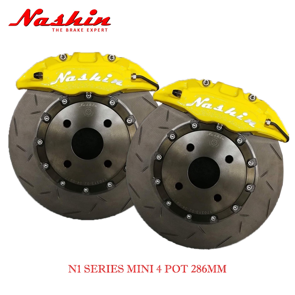 Nashin Myvi 2018/City Gm2/Civic So4 N1 Mini 4 หม้อเบรค Caliper ชุด 286 มม./302 มม.