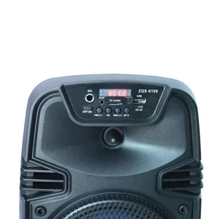ลําโพง Bluetooth BT Speaker : รุ่น ZQS-6108 สำหรับงานปาร์ตี้งานเอ้าดอ เบสๆแน่นๆแดนซ์มันๆ (มาพร้อมรีโมท)