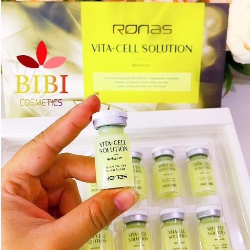 [ ของแท ้ + ในประเทศเกาหลี ] Root Cells VITAMIN White Skin ลดรงควัตถุ RONAS STEM VITA CELL SOLUTION ของแท ้ เกาหลี