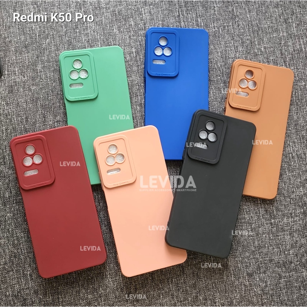 Softcase Redmi K50 Redmi K50 pro Case Macaron Pro Camera Redmi K50 Redmi K50 Pro