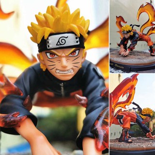 Figure ฟิกเกอร์ Naruto Shippuden GK Kurama Uzumaki Naruto Hermit Kyuubi นารูโตะ นินจาจอมคาถา ร่างสถิต 9 เก้าหาง