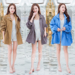 เสื้อคลุมผ้ายีนส์canvasเนื้อดี⭐️Color Coat ⭐️