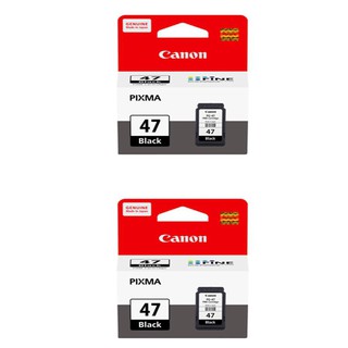 ตลับหมึก canon 47bk  2 ชิ้น