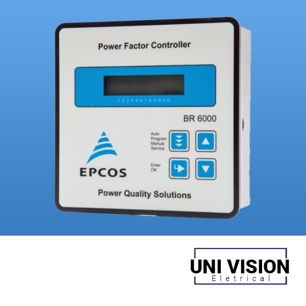 คอนโทรลเลอร์ รุ่น BR6000 EPCOS EPCOS Power Quality Solution Power Factor Controller