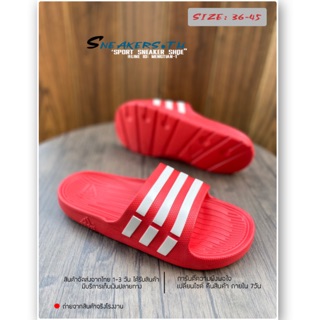 🔥Red [sneaker.home] รองเท้าแตะ แบบสวม เบา สบาย ใส่นุ่ม รองเท้าแตะเเบบสวม