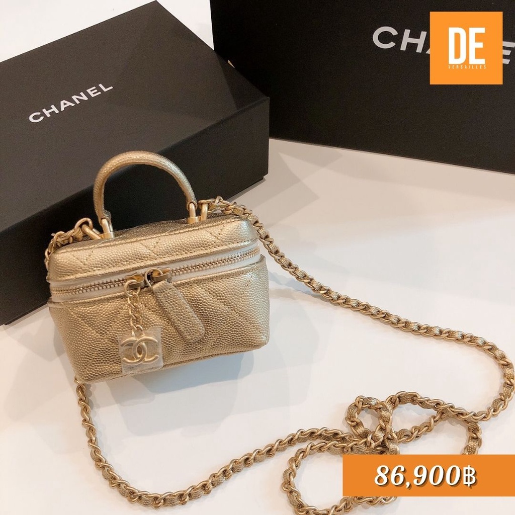 กระเป๋าสะพาย New Chanel vanity super mini  Fullset no rec Seller SKUs : GN835A