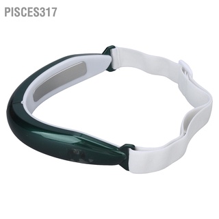 Pisces317 เครื่องนวดหน้าไฟฟ้า ปรับได้ ลดการสั่นสะเทือน ยกกระชับคาง สีเขียว