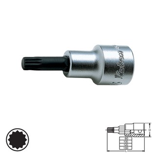 KOKEN 4020-100-M14 บ๊อกเดือยโผล่ 12 แฉก 1/2"-100-M14| MODERTOOLS OFFICIAL