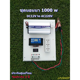 ชุดนอนนา1000วัตต์ DC12V to AC220V