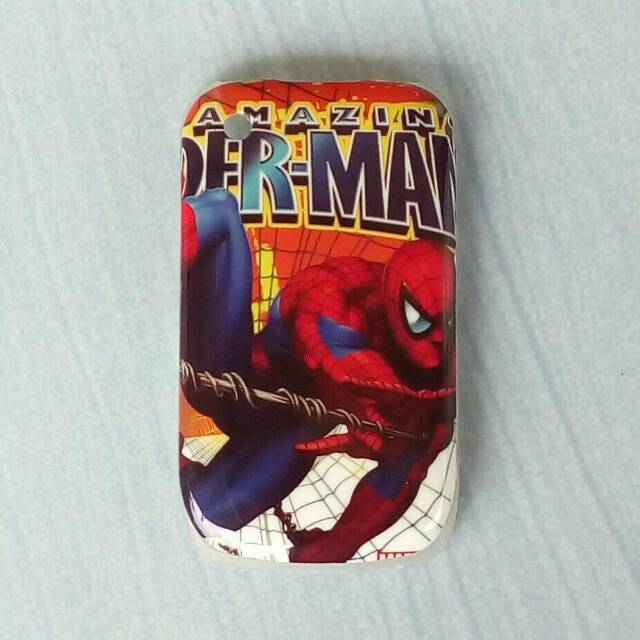 Blackberry BB Gemini Curve 8520 Case Hardcase Spiderman Character Image