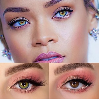 Uyaai คอนแทคเลนส์สี New York Seriers สําหรับดวงตา Rihanna 2 ชิ้น