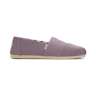 TOMS รองเท้าลำลองผู้หญิง สลิปออน รุ่น Alpargata Elderberry Heritage Canvas  (B) รองเท้าลิขสิทธิ์แท้