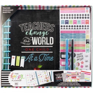 Happy planner : TEACHERS CHANGE THE WORLD 12-Month Undated Planner Box Kit