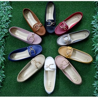 Size 36-40 รองเท้าคัทชู ตัว D หนังนิ่ม Lily Shoes [โค้ด SEUWS922 ลด 20%]