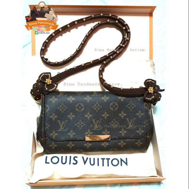 ไหมหุ้มสายสะพาย crossbody​ LV Favorite, lv alma lv ขนมจีบมินิ, lv pallas​crush​( พรีออเดอร์)​