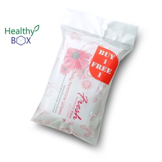 1 แถม 1 Fresh Plus Daily Feminine Wipes 10ชิ้น เฟรชพลัส ผ้าเปียกสำหรับจุดซ้อนเร้น