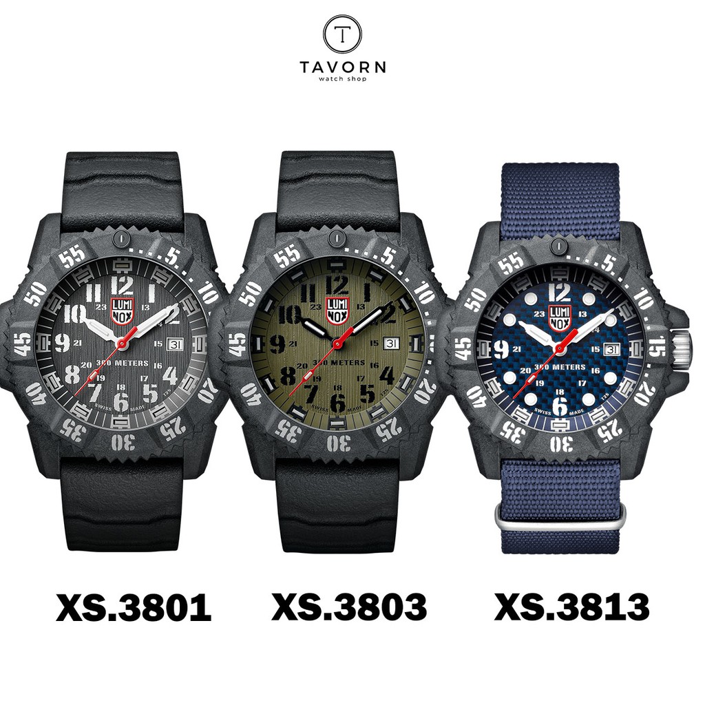 Luminox นาฬิกาข้อมือ MASTER CARBON SEAL 3800 SERIES รุ่น XS.3803.C