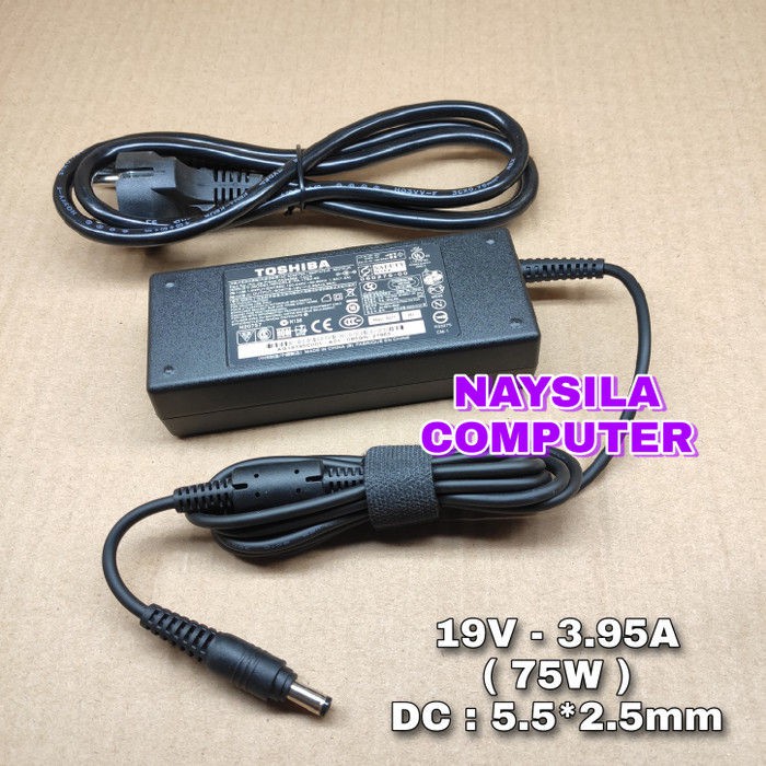 Toshiba อะแดปเตอร์ชาร์จ 19V - 3.95A PA3468E-1AC3 PA-1750-09 U305 P205