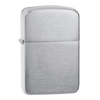 Zippo ไฟแช็กรุ่น 1941 Brushed Chrome 1941 Replica ของแท้ รับประกันตลอดชีิวิต นำเข้าและจำหน่ายโดยตัวแทนจำหน่าย