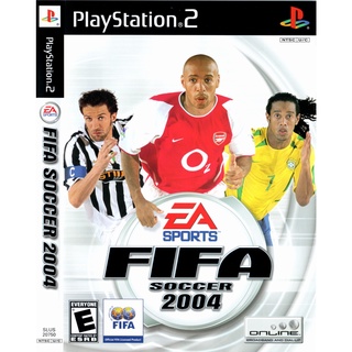 แผ่นเกมส์ FIFA Soccer 2004 PS2 Playstation 2 คุณภาพสูง ราคาถูก