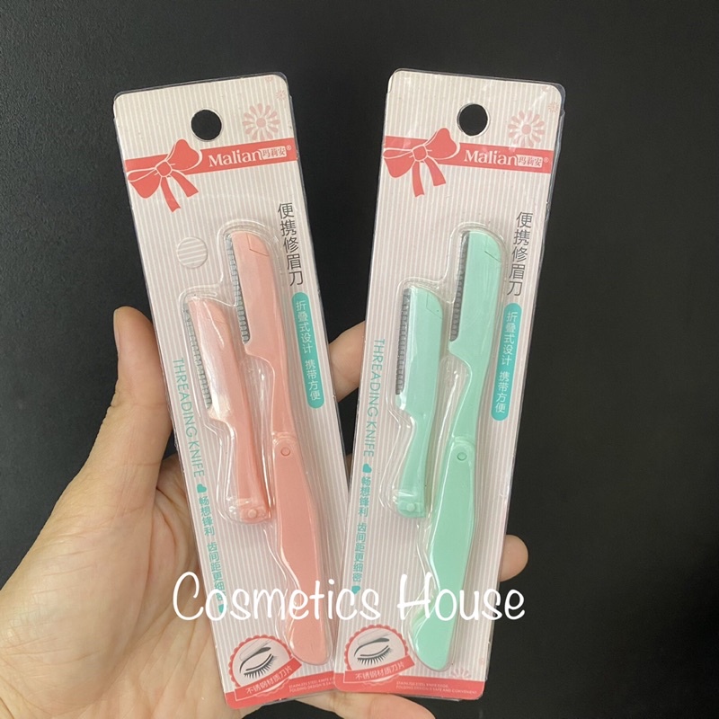 มีดกันคิ้ว มีดกันคิ้วพับได้ ตกแต่งคิ้ว Eyebrow Razor ที่กันคิ้ว แต่งคิ้ว มีดกันคิ้วแบบพกพา