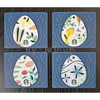 การ์ดสตาร์บัคส์ไทย Easter 2018 เซต 4 ใบ Starbucks Easter 2018 Card Set