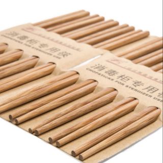 ตะเกียบไม้ไผ่ ตะเกียบจีน ตะเกียบญี่ปุ่น อย่างดี สไตล์ญี่ปุ่น แพค 10 คู่  Bamboo Chopsticks (10 pairs)