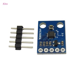 Kiss Gy-273 Hmc5883L แผ่นบอร์ดโมดูลเซ็นเซอร์แม่เหล็ก 3-5V