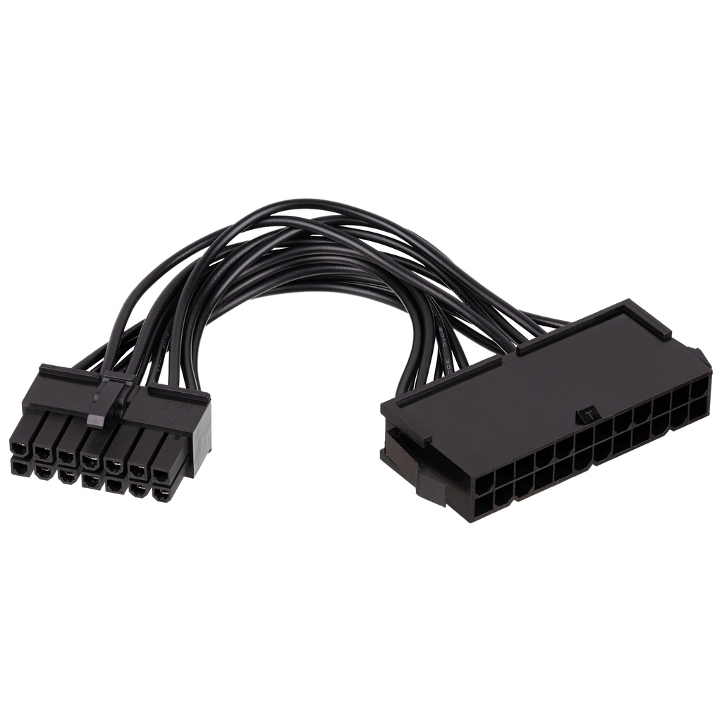 ATX 24 พินถึง 14 พินอะแดปเตอร์สายแหล่งจ่ายไฟสําหรับ Lenovo IBM M92P, M93P, H530, Q77, B75, A75, Q75