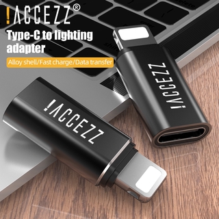 Accezz อะแดปเตอร์แปลงสายชาร์จ Type-C ตัวเมีย เป็นตัวผู้ สําหรับ IOS USB Sync