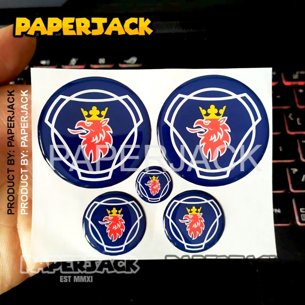 Scania STICKER NMAX EMBLEM AEROX EMBLEM NMAX สติ๊กเกอร์มอเตอร์ไซค์ 1 ชุด