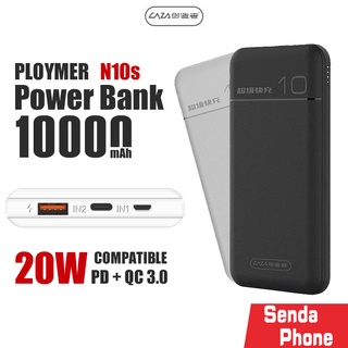 แบตสำรอง ชาร์จเร็ว CAZA รุ่น N10S ความจุ10000mAh จ่ายไฟเร็ว 20W PD+QC 3.0 Fast charge 20W เบา พกพาสะดวก