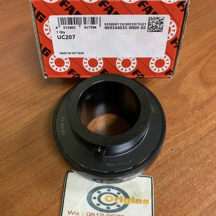 แบริ่ง INSERT UC 207 เป็น FAG ORIGINAL 30 มม