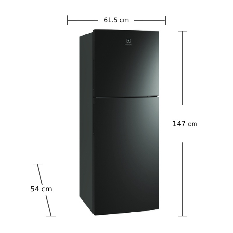 สินค้าราคาพิเศษ ตู้เย็น 2 ประตู ELECTROLUX ETB2502J2H 7.9Q ดำ (สั่งสินค้า 1 ชิ้น/1 ออเดอร์เท่านั้น)