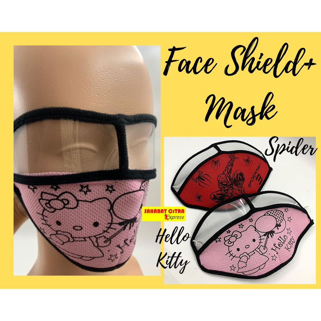FACE SHIELD + CHARACTER MASK