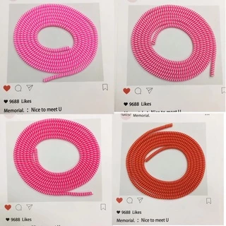 พร้อมส่ง สายเกลียว 40สี 3in1 สามสีในเส้นเดียว พันสาย แต่งสายชาร์จ ถนอมหูฟัง ยาว1.6cm สายเคเบิ้ล สินค้าพร้อมส่ง