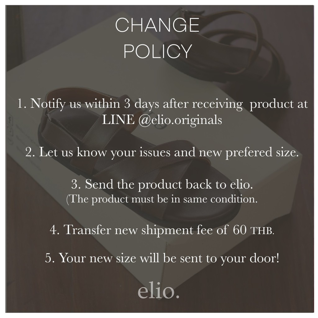 elio originals - รองเท้าแตะหนังแท้ รุ่น Sicily (unisex) สีดำ Black - รูปที่ 5