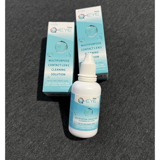 น้ำยาคอนแทคเลนส์ Q-EYE (คิวอาย) ขนาด 30/60 ml