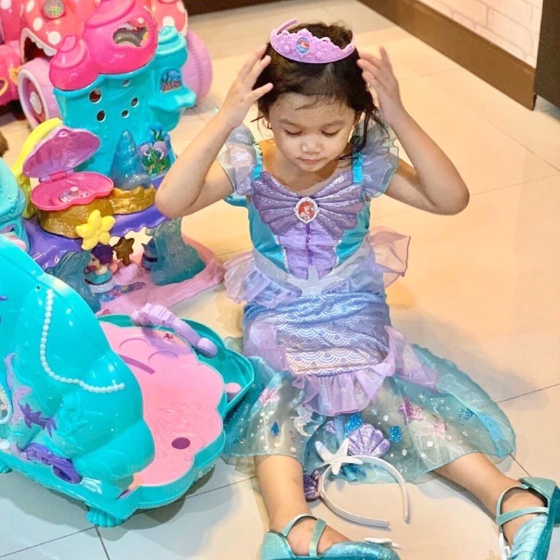 Ready stock พร้อมส่งจ้า โต๊ะเครื่องแป้งเอเรียล จาก Disney Store USA มีเสียงเพลง มีไฟ Ariel