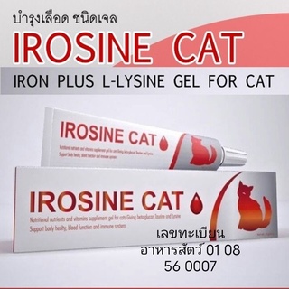 บำรุงเลือดแมว IROSINE CAT อาหารเสริมและวิตามิน ช่วยบำรุงเลือดสำหรับแมว  30g