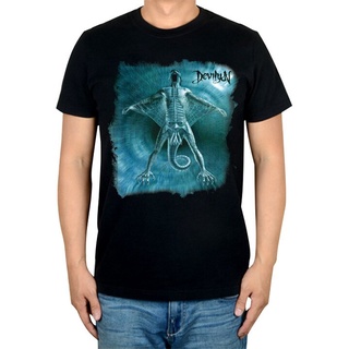 เสื้อยืดโอเวอร์ไซส์【Boutique Selection】เสื้อยืดผ้าฝ้าย 100% พิมพ์ลาย Devilyn Alien Monster Rock สีดํา สําหรับออกกําลังกา