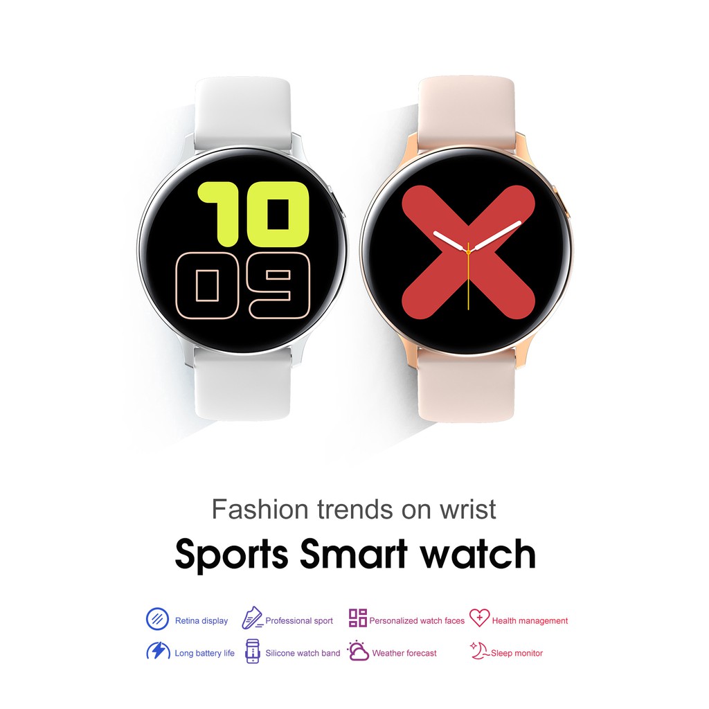 S20 Pro สมาร์ทวอทช์ชาย / หญิง 2020 Heart Rate ECG PPG IWO 20 สมาร์ทวอ ...