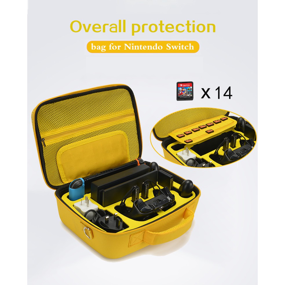 Waterproof Hard Carrying Storage Bag Case For Ninteno Switch NS Console ...