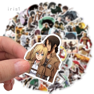 สติ๊กเกอร์ไวนิลลายการ์ตูน Attack On Titan